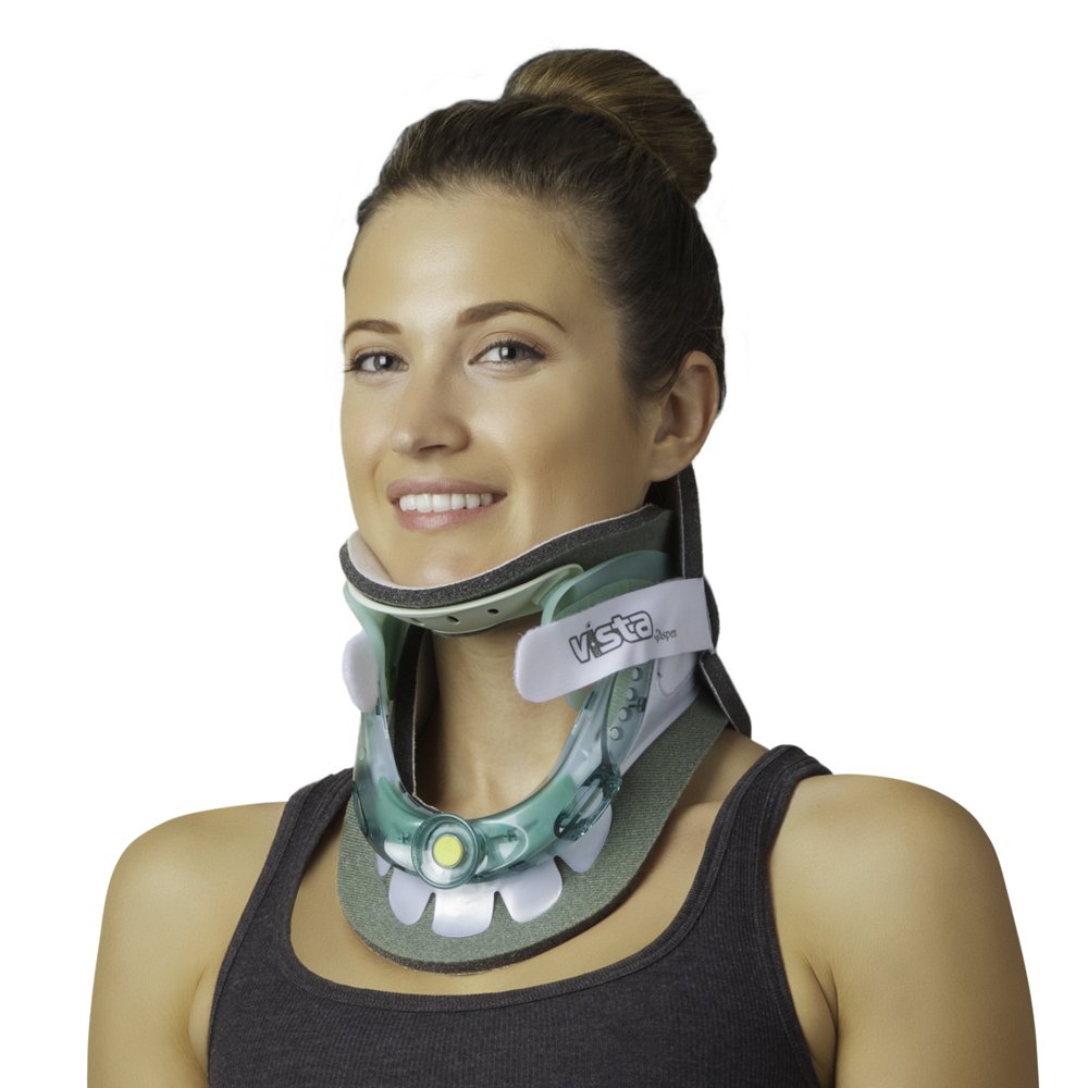 Aspen Vista Cervical Collar - Adjustable Neck Support for Injury Recovery – Front View | Osteokart
