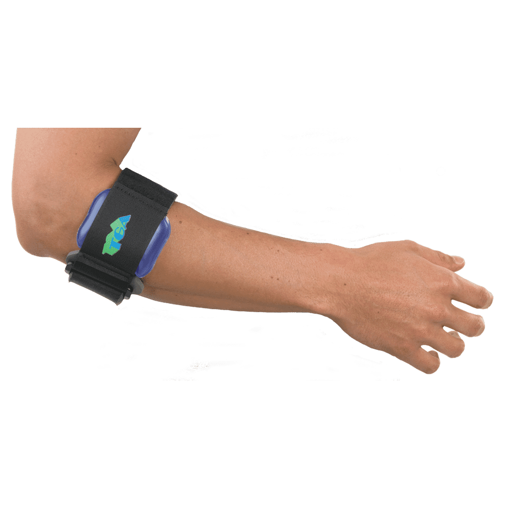 Breg Volley Tennis Strap - Relief for Tennis Elbow & Forearm Pain – Front View | Osteokart