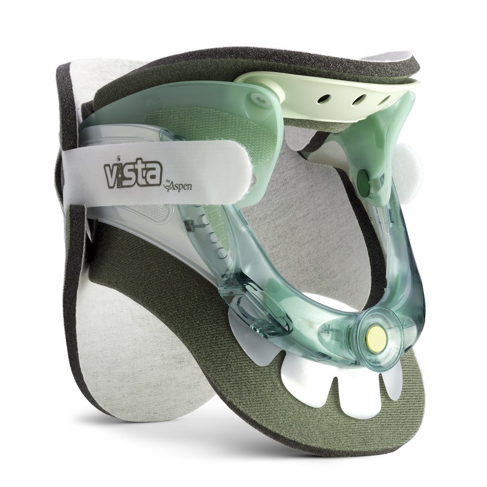 Aspen Vista Cervical Collar - Adjustable Neck Support for Injury Recovery – Zoomed View | Osteokart