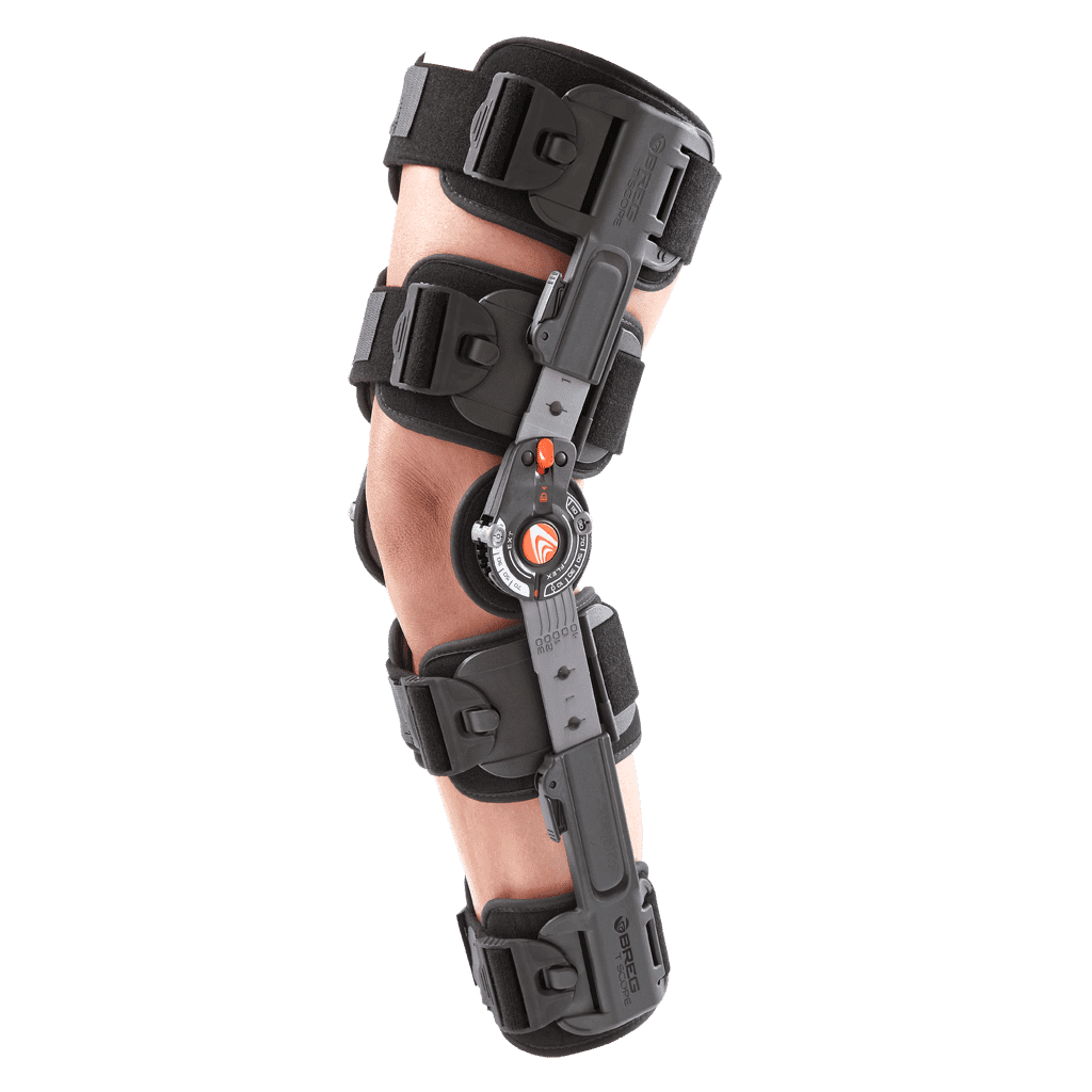 Breg T Scope® Premier Post-Op Knee Brace | Optimal Post-Surgery Support – Front View | Osteokart